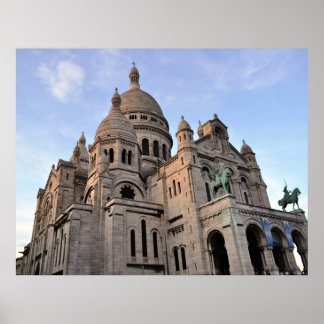 Sacre Coeur Sacred Heart Basilica Paris France Poster