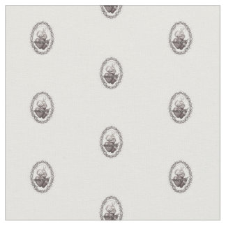 Sacré Coeurs de Jésus et Marie tissu motif