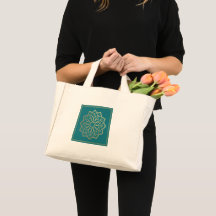 Sacré Géométrie Turquoise Sac Cabas Épicerie