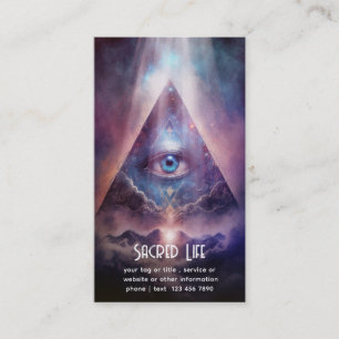 Sacred Axis   Third Eye Design Business Card