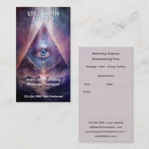 Sacred Axis   Third Eye Design Business Card