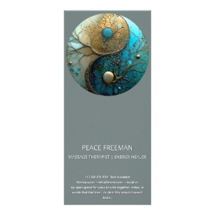 Sacred Balance   Yin Yang Symbol Rack Card
