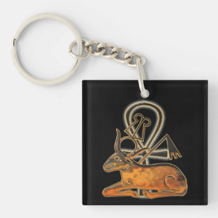 Sacred Bull Egyptian 3D Keychain