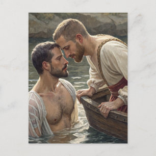 Sacred Connection: A Baptism of Love Postcard