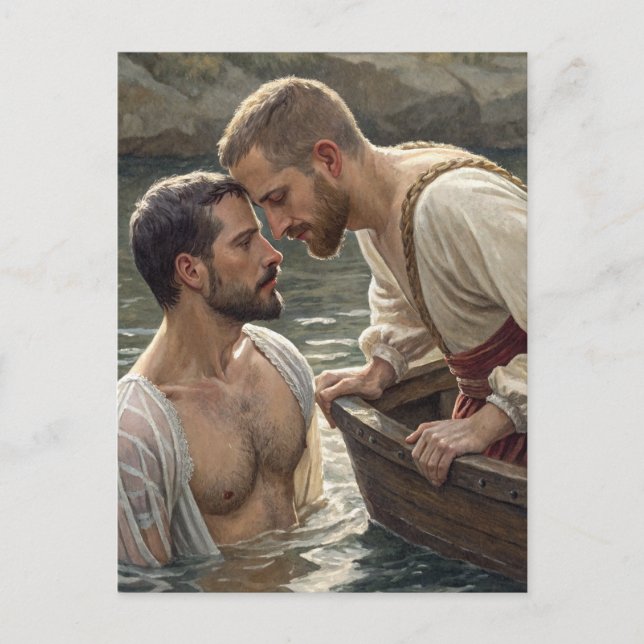 Sacred Connection: A Baptism of Love Postcard (Front)