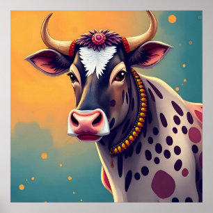 Sacred Cow Diwali Festival Poster