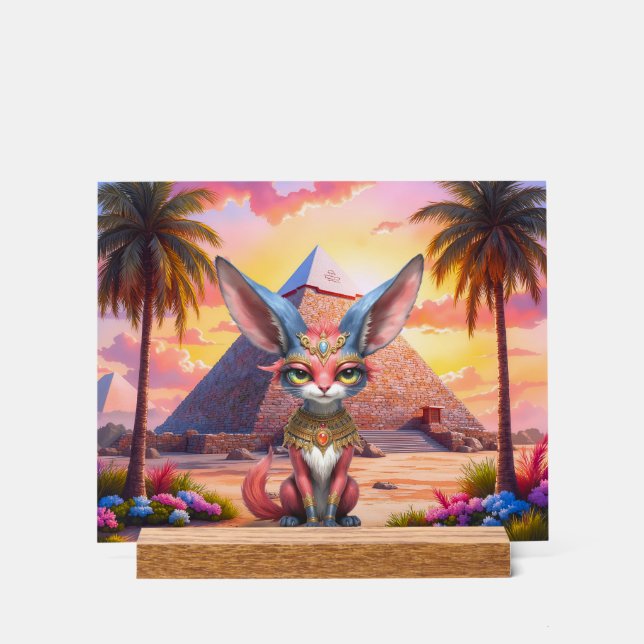 Sacred Desert Guardian Acrylic Sign (Front)