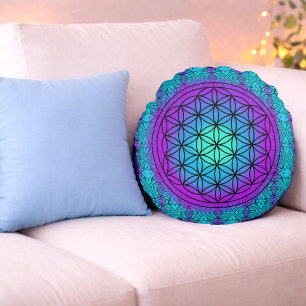 Sacred DNA – Colour of Heart Round Pillow