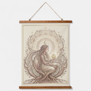 Sacred Earth Mother Hanging Tapestry