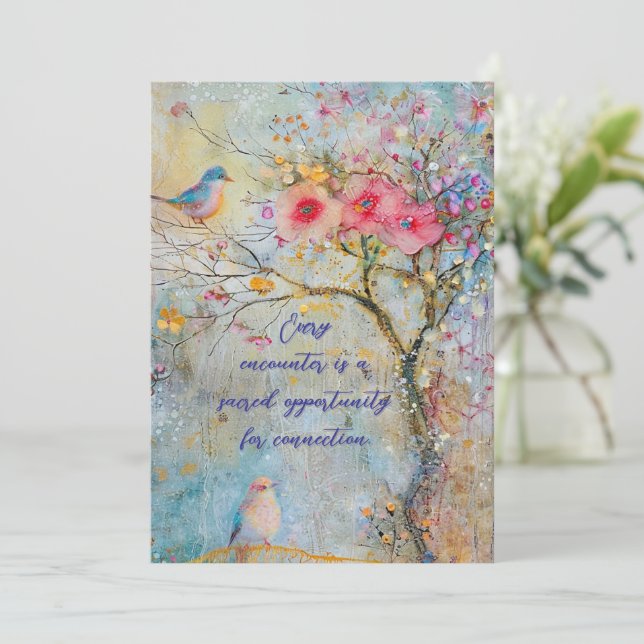 Sacred Encounter Flat Card (Standing Front)
