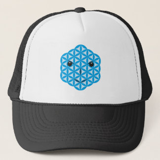 Sacred face - Arcturian, 01 - Blue. Trucker Hat