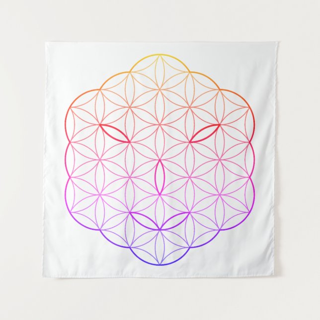Sacred face - Arcturian, Cl-Tr. Tapestry (Front)
