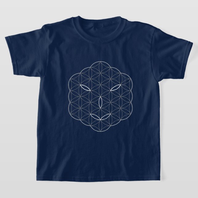 Sacred face - Arcturian T-Shirt (Laydown)