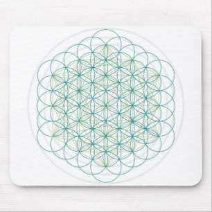 Sacred Flowers Mouse Pad