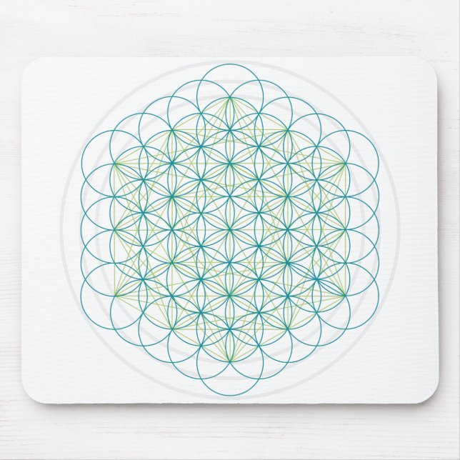 Sacred Flowers Mouse Pad (Front)