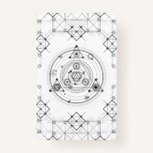 Sacred geometry and geometric alchemy design badge