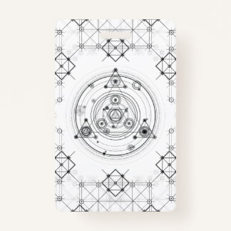 Sacred geometry and geometric alchemy design badge