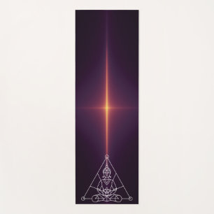 Sacred Geometry Buddha Yoga Mat