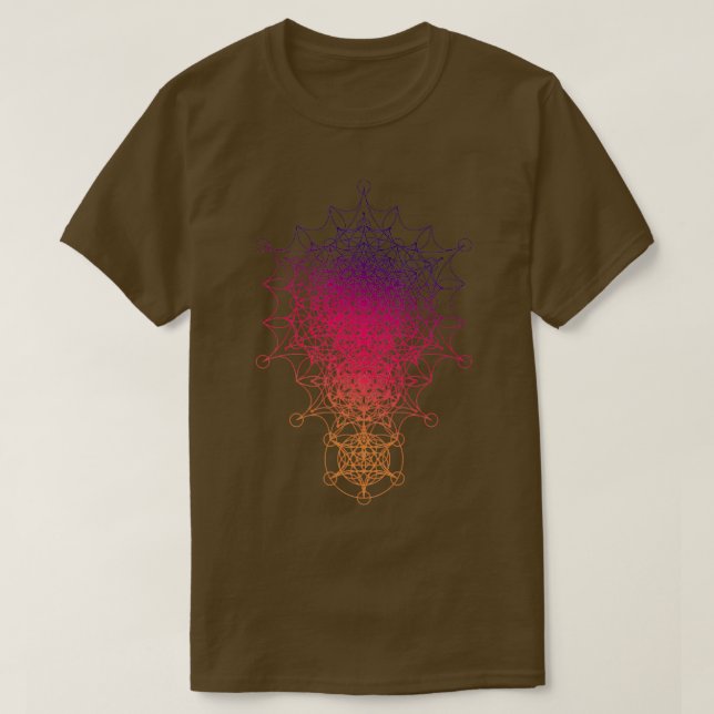 Sacred Geometry Dimensional Star T-Shirt (Design Front)