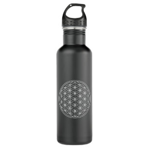 Sacred Geometry - Flower of Life 710 Ml Water Bottle