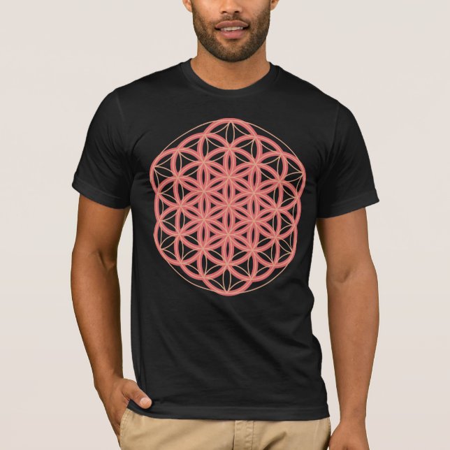 sacred geometry flower of life  T-Shirt (Front)