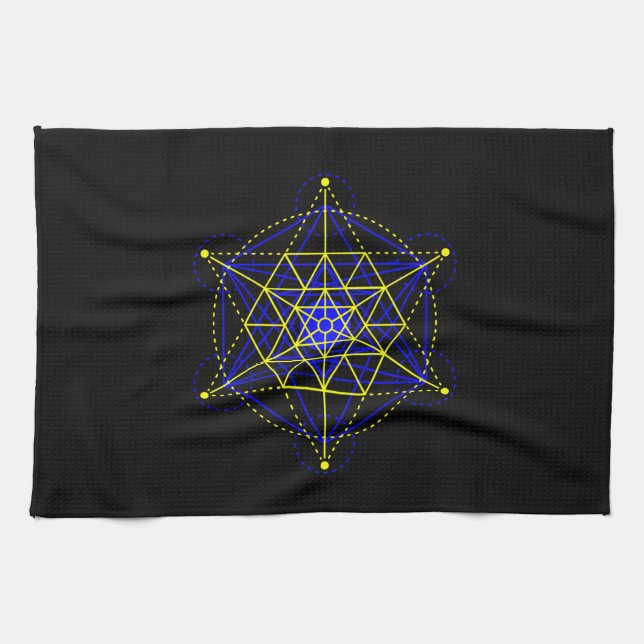 Sacred Geometry Kitchen Towel (Horizontal)