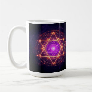 Sacred Geometry Mandala – Light Within the Cosmos Coffee Mug