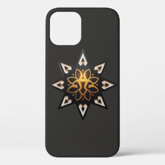 🌟Sacred Geometry Mandala – Timeless Golden Star iPhone 12 Case