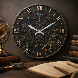 Sacred Geometry Math  Large Clock