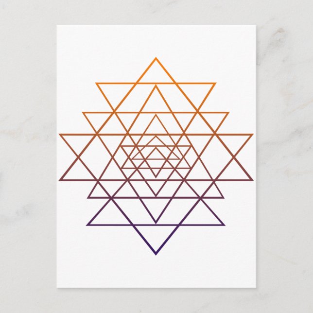Sacred Geometry Postcard (Front)
