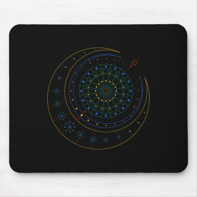 Sacred Geometry Shirt  Mouse Pad (Front)