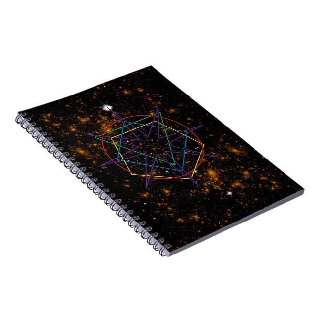 Sacred Geometry Sigil Notebook (Right Side)
