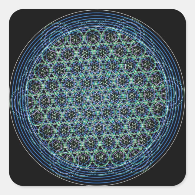 Sacred geometry sticker (Front)