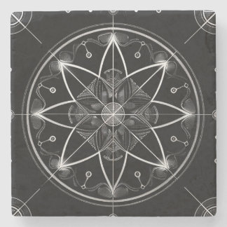 Sacred Geometry Stone Coaster