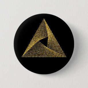 Sacred Geometry Symbol 2 Inch Round Button