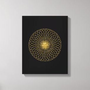 Sacred Geometry Symbol Canvas Print