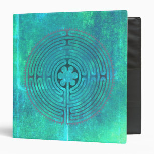 Sacred Geometry Symbol - Chartres Labyrinth 1 Binder