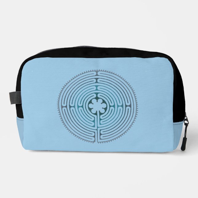 Sacred Geometry Symbol - Chartres Labyrinth 1 Dopp Kit (Front)