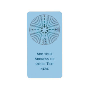 Sacred Geometry Symbol - Chartres Labyrinth 1 Label