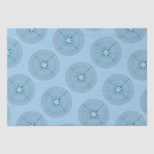 Sacred Geometry Symbol - Chartres Labyrinth 1 Tissue Paper