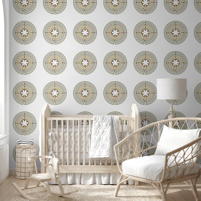 Sacred Geometry Symbol - Chartres Labyrinth 4 Wallpaper (Kids)
