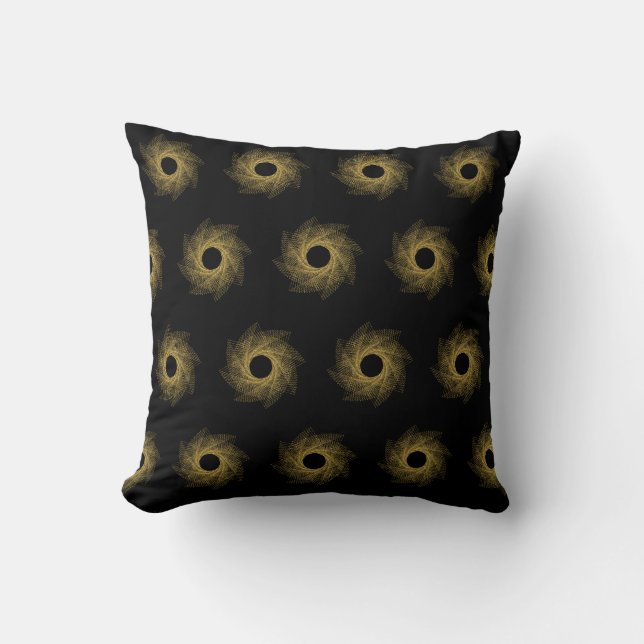 Sacred Geometry Symbol Throw Pillow (Front)