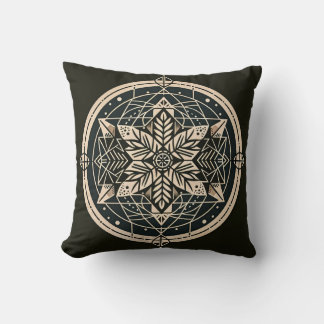Sacred Geometry Throw Pillow
