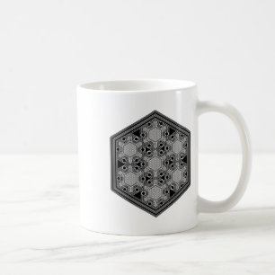 Sacred Geometry Yoga Meditation Aum Trance Festiva Coffee Mug