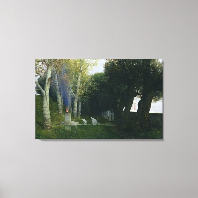 Sacred Grove, 1886 Canvas Print (Front)