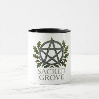 Sacred Grove Pentagram Wiccan  Mug