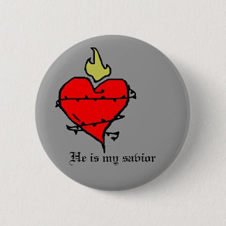 Sacred Heart 2 Inch Round Button