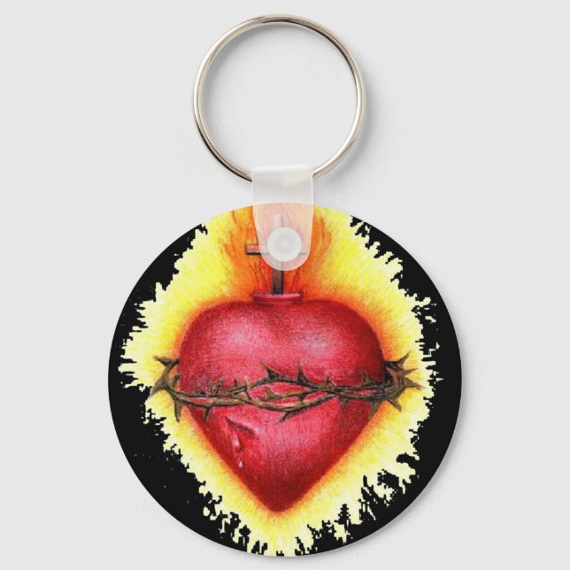 Sacred Heart 2 Keychain (Front)