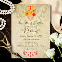Sacred Heart Baroque Vintage Mexican Wedding