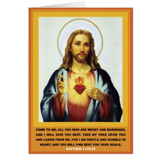 Sacred Heart Card